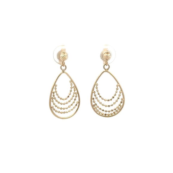 Unbranded Jewelry - 18K Gold Earrings Dangling Earrings 2.17 grams